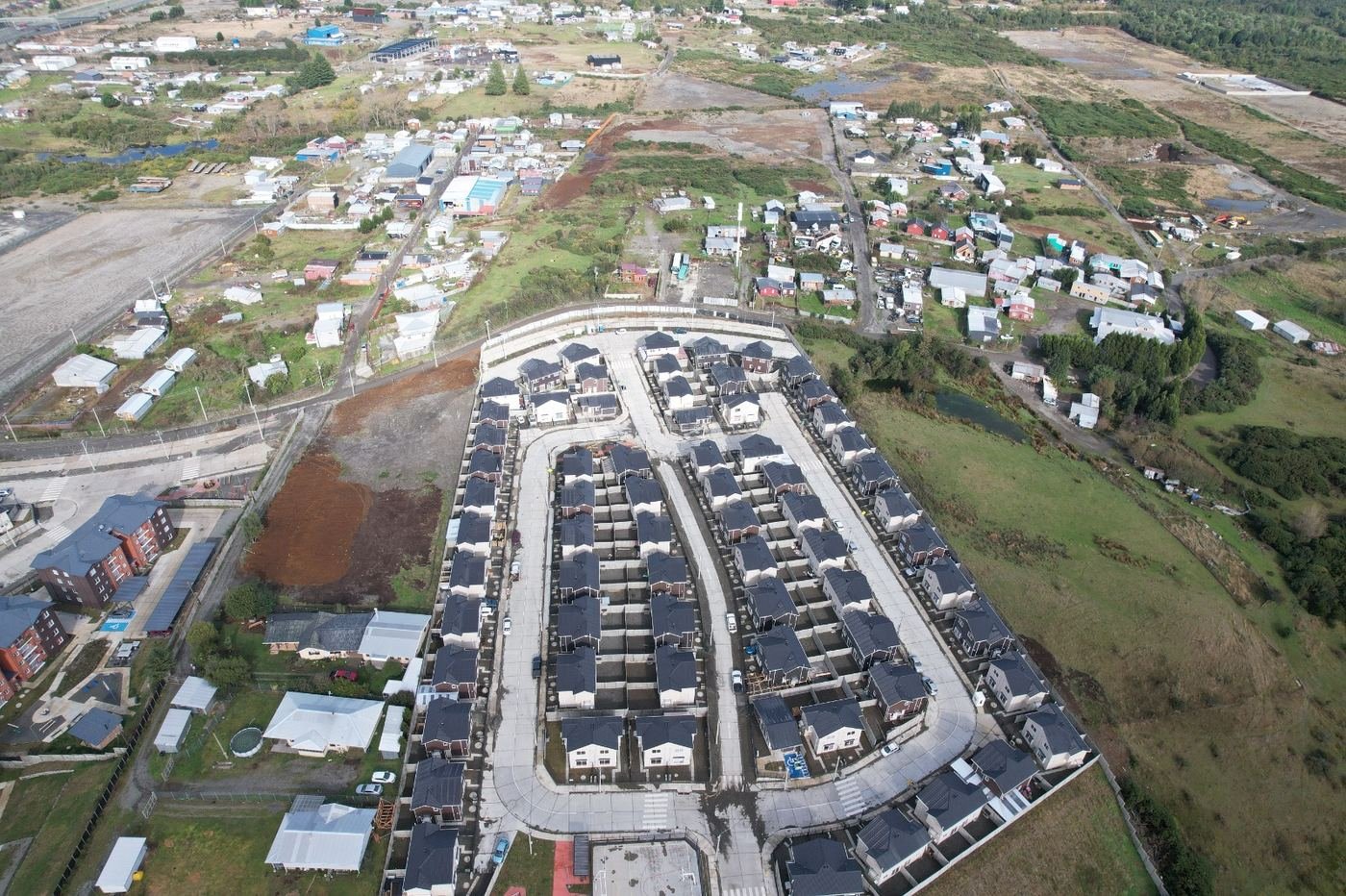 Vista aérea del condominio — Terreno Las Canchas