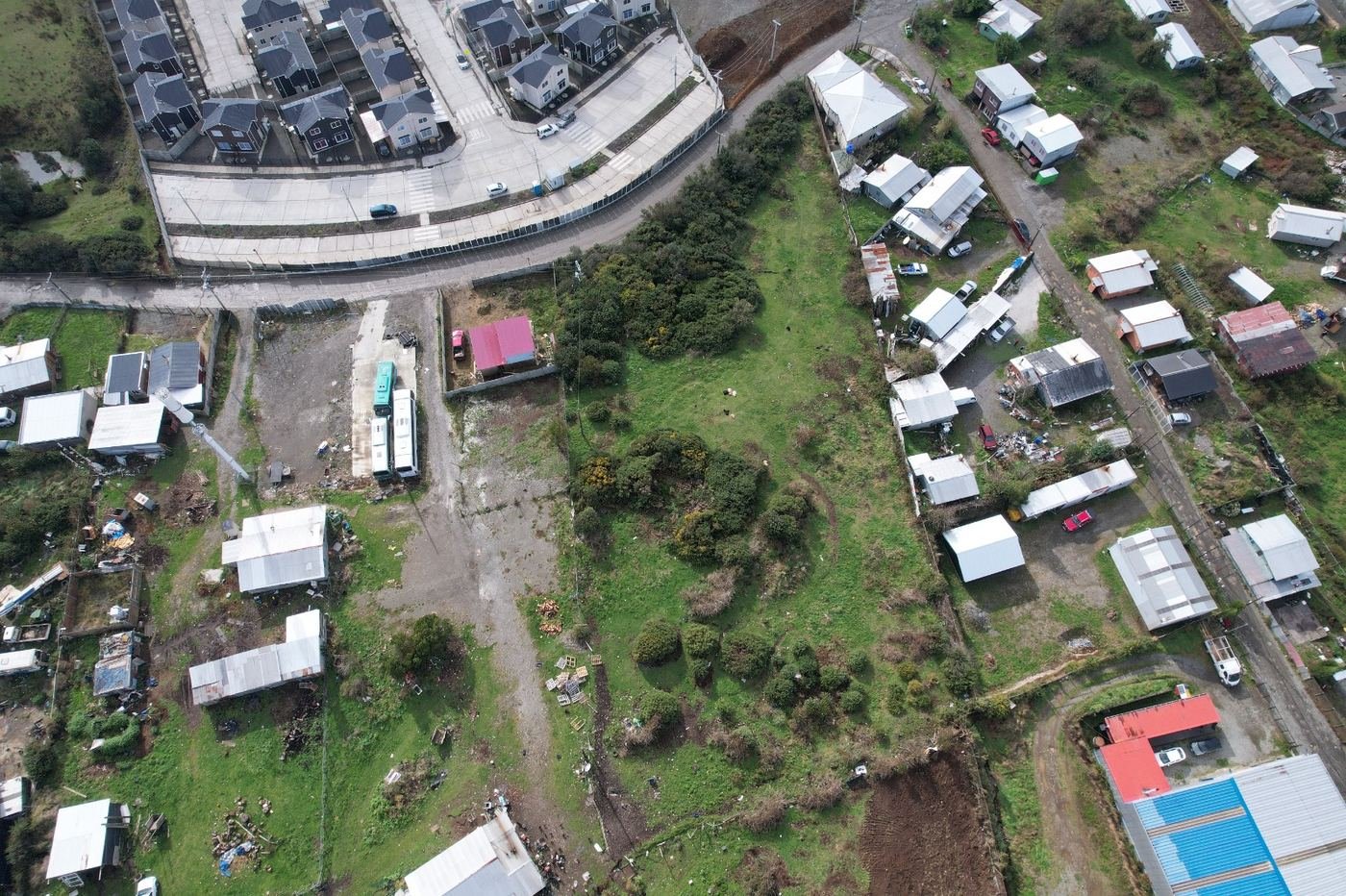 Vista aérea del terreno — Terreno Las Canchas
